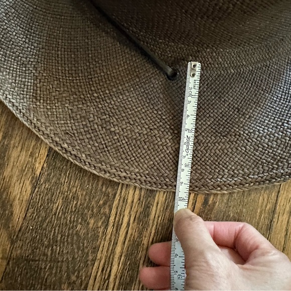 CLYDE Black straw Havana Hat - Moderate to heavy fading throughout - Picture 5 of 9